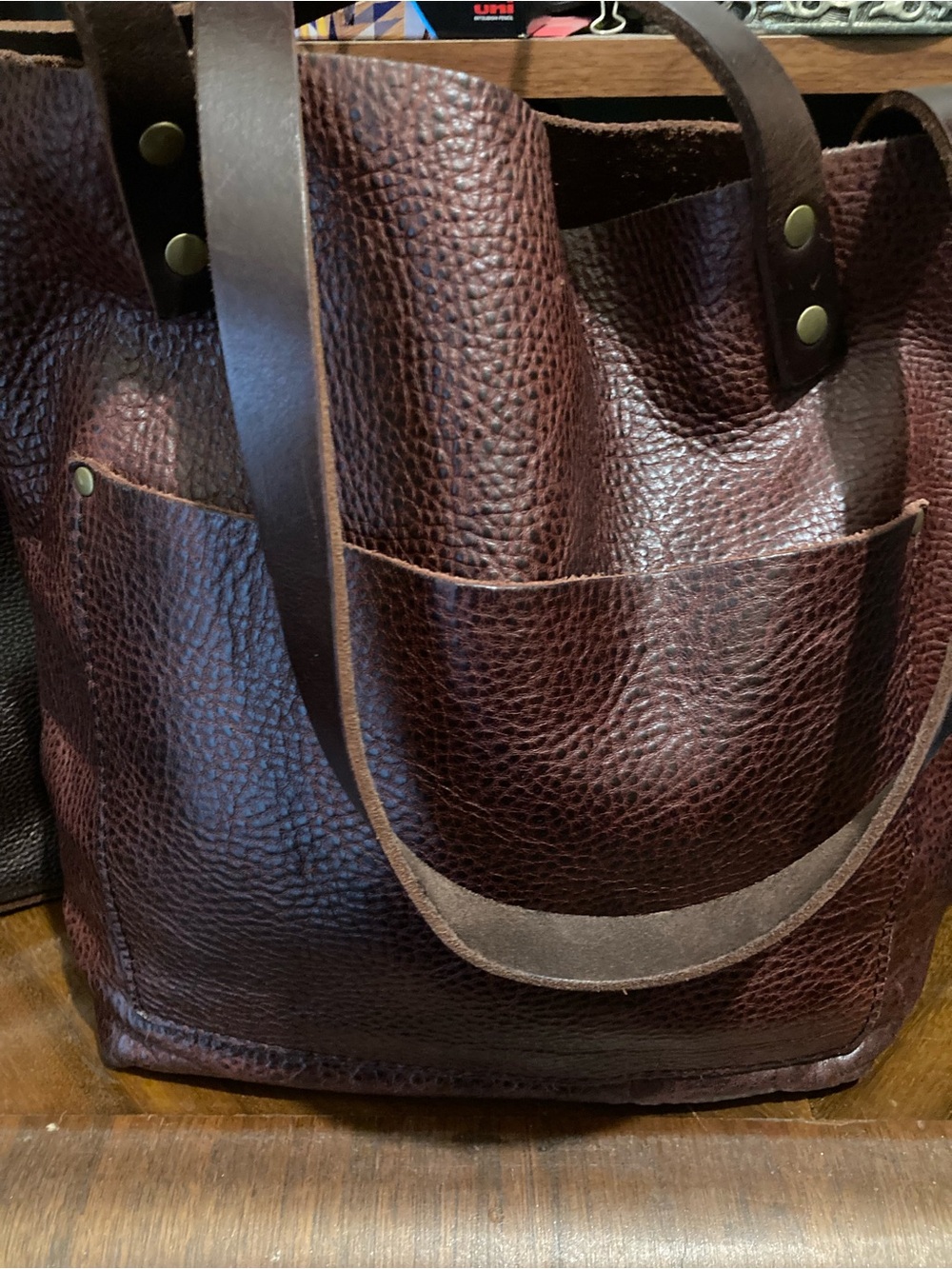 Portland Leather Oxblood Small Tote *rare and retired*